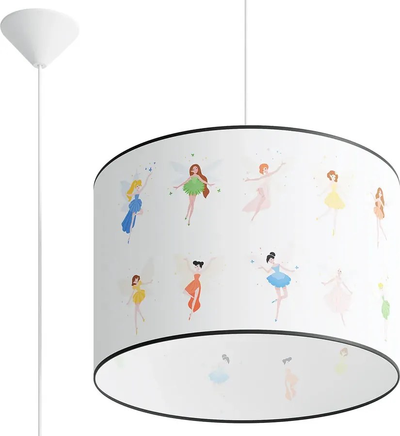 Lampa dla dziecka zdobiona motywem wróżek - 6X A589 L5-Z42