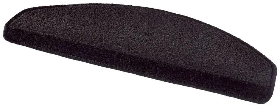 Zestaw 15 czarnych dywaników na schody Hanse Home Fancy, 23x65 cm
