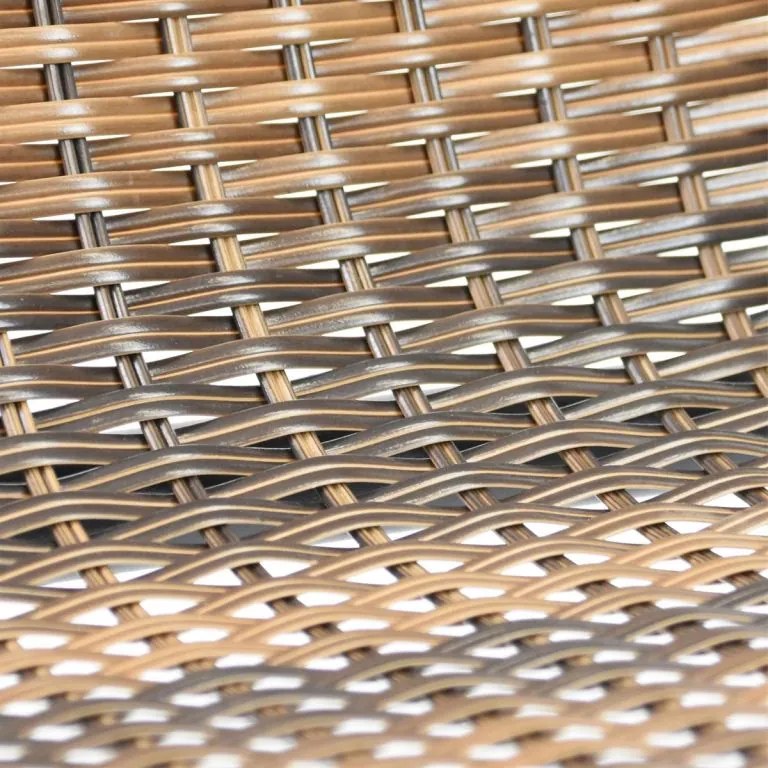 Krzesło bistro ogrodowe, składane, brązowe