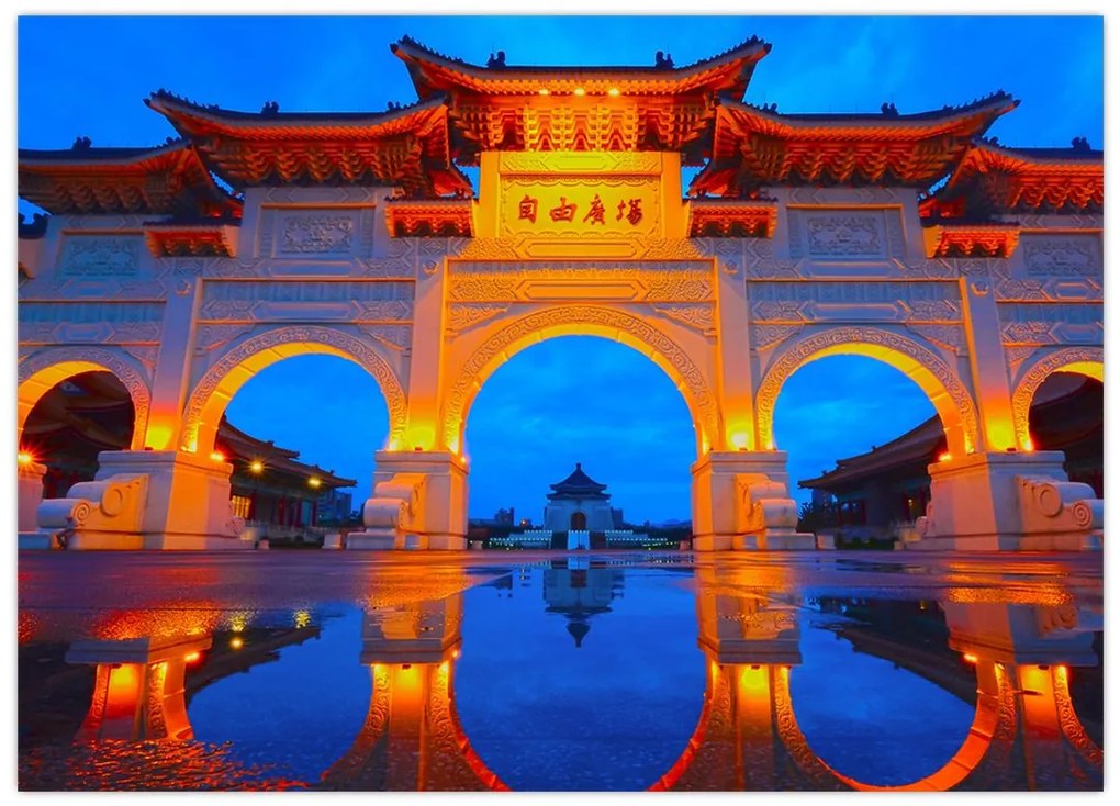 Obraz na szkle - Tajwan (70x50 cm)