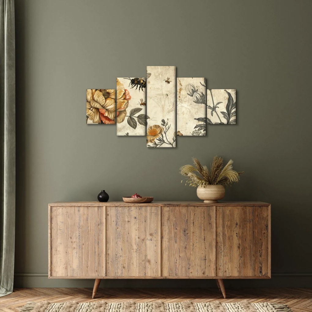 Obraz - Bee Meadow (125x70 cm)
