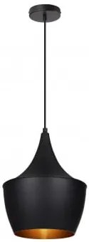 Lampa Sufitowa Wisząca Z Aluminium Bliko Czarna - Sklum