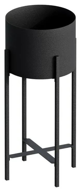 Metalowy stojak na kwiaty GED-026, Mono black