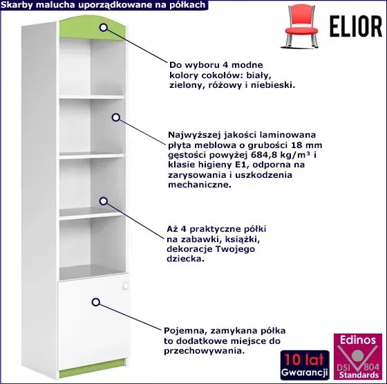 Dziecięcy regał słupek L1-C31