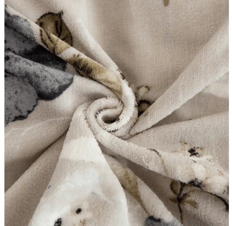 PrzytulneMieszkanie.pl PrzytulneMieszkanie.pl Pościel z mikropluszu NOMELLA beżowa Rozmiar pościeli: 70 x 80 cm | 140 x 200 cm