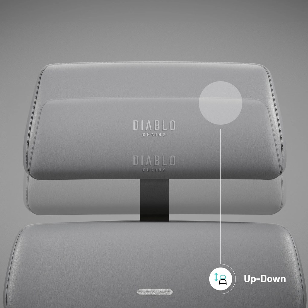 Fotel prezesa Diablo V-Modular, Shadow Grey