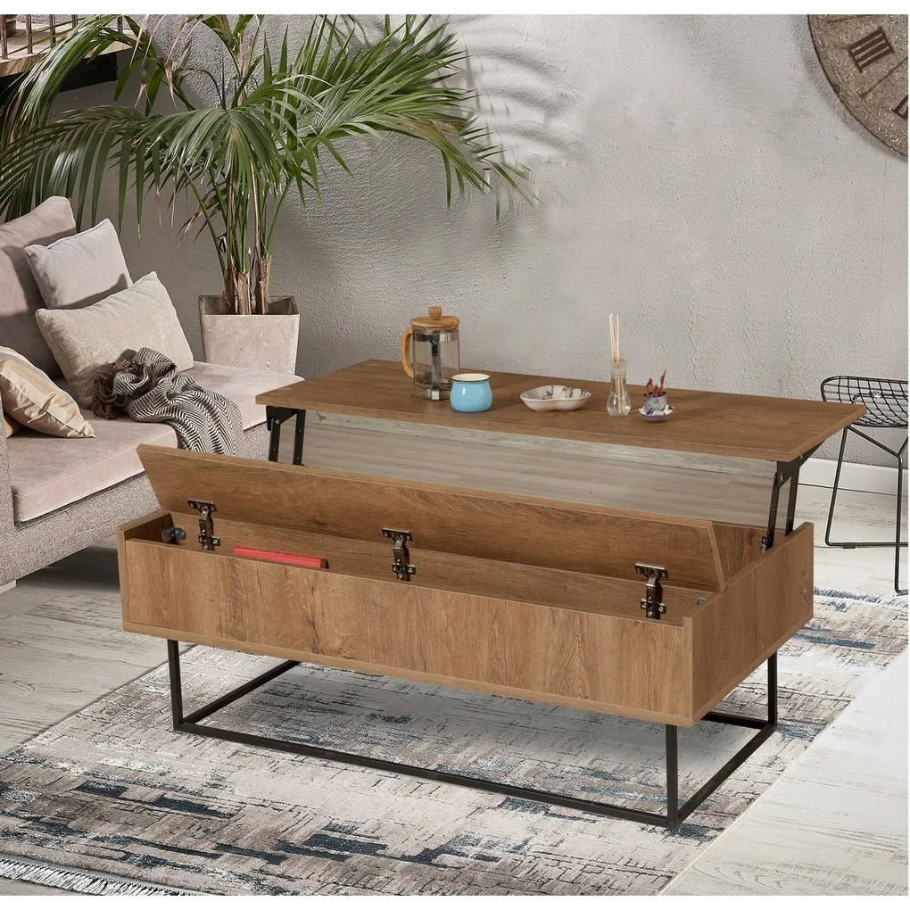 Stolik konferencyjny Est Walnut and Black