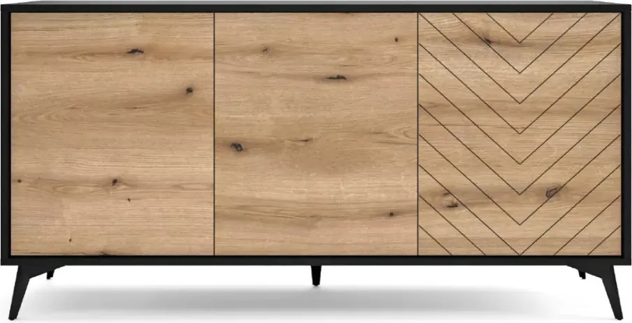 Komoda Fitelia z szufladami – nowoczesna komoda do salonu loft, push to open
