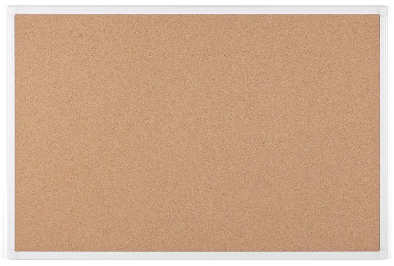 Tablica korkowa ANTI-MICROBIAL, 900 x 600 mm, biała rama
