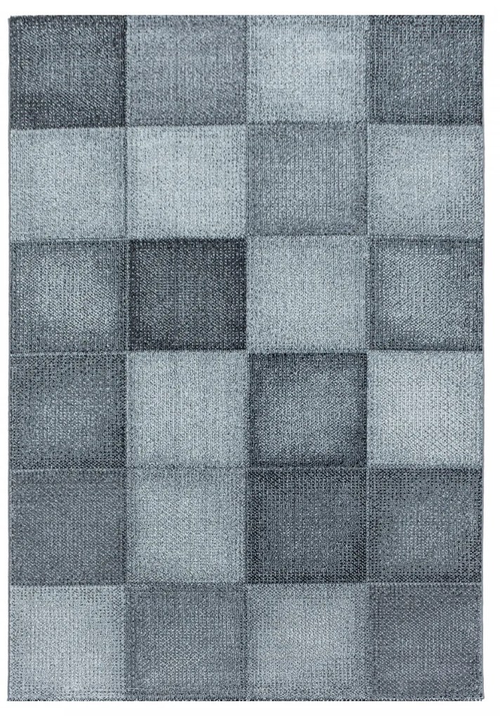 Dywan nowoczesny Ottawa kwadraty szare 120 cm x 170 cm