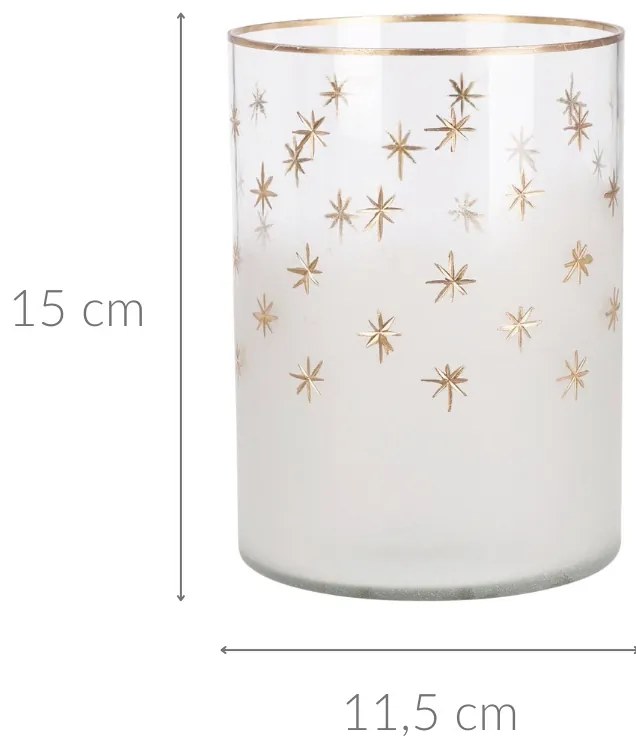 Świecznik na tealighta w formie szklanki, Ø 10 cm