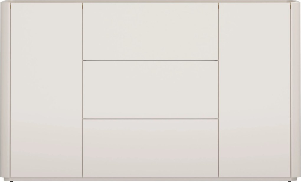 Komoda Elivo 150 cm z szufladami - kaszmir / dąb olejowany