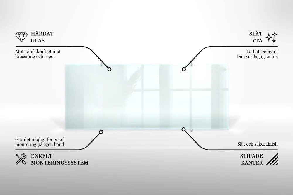 Panel kuchenny transparentny