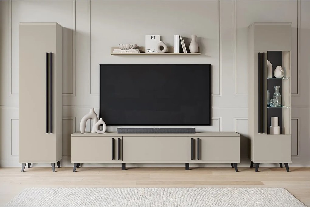 MINIO go for it, Meblościanka HURON II congo/czarny