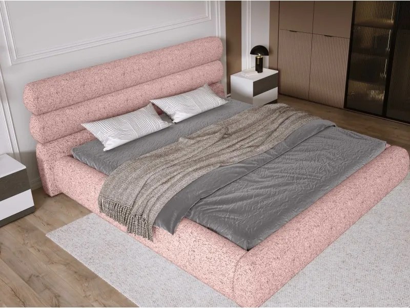 Łóżko Tapicerowane JOLLY 140x200 – z pojemnikiem na pościel i stelażem podnoszonym ROBIN 13 WERSAL