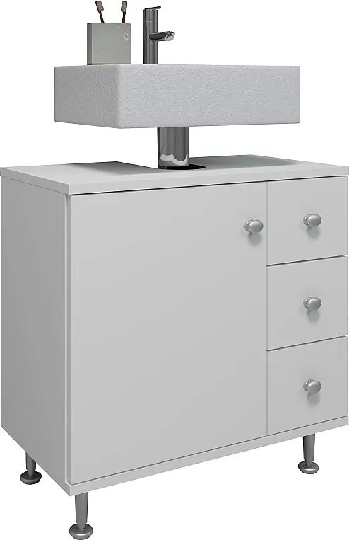 Drewno szafka łazienkowa szuflada Nilosi M