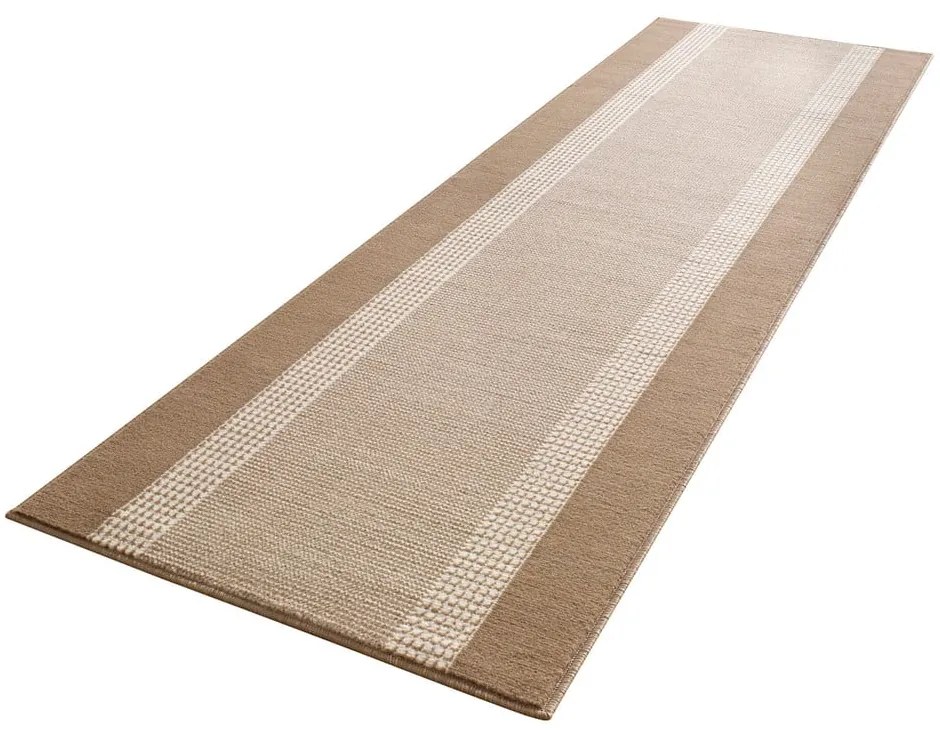 Beżowo-brązowy chodnik Hanse Home Basic, 80x300 cm
