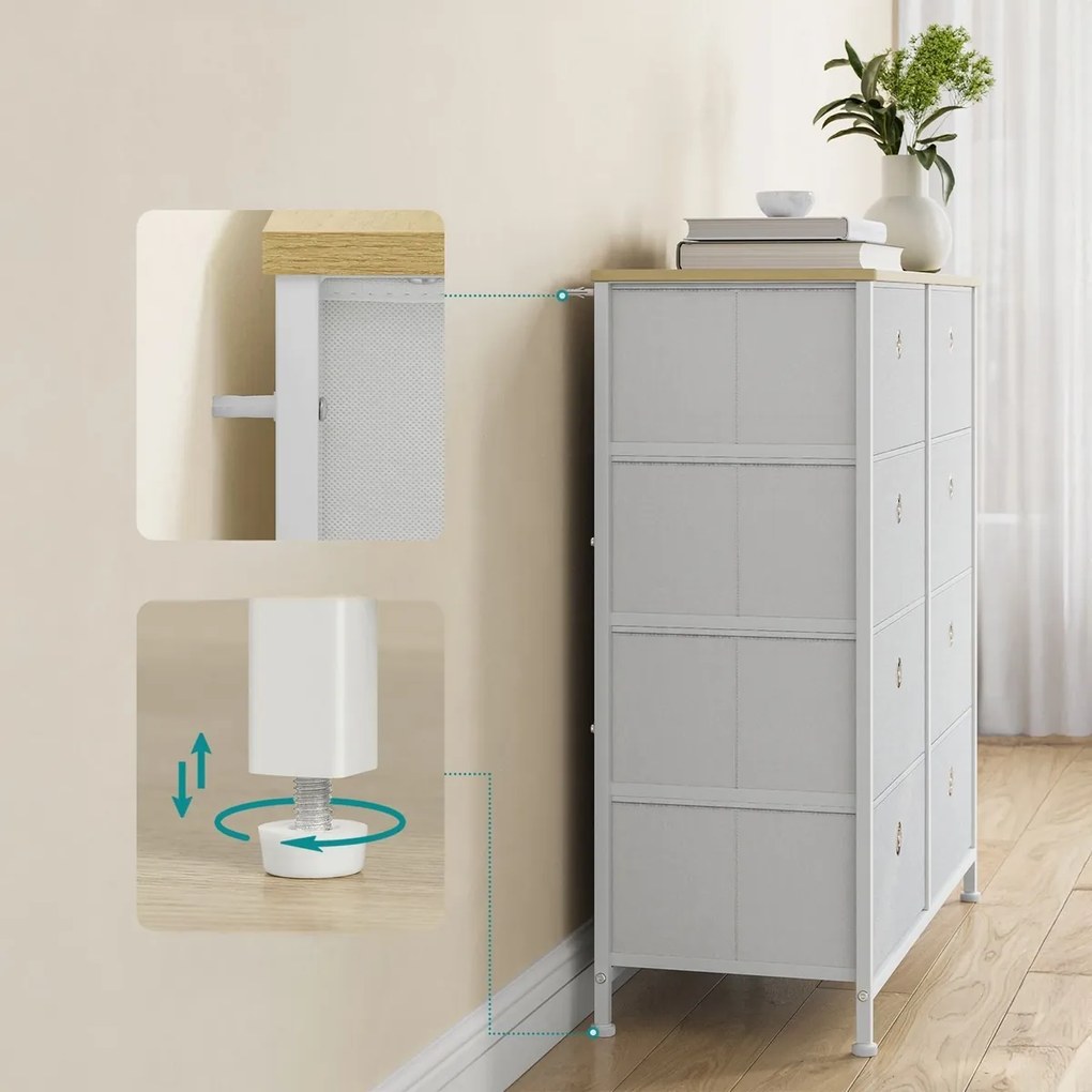 Komoda E1024 WT, 80 cm