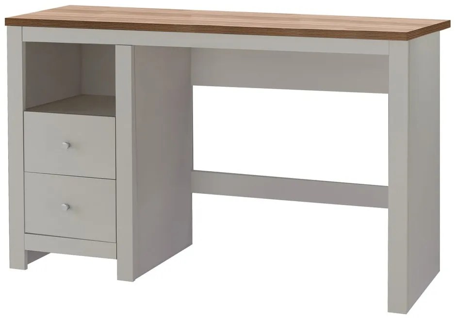 Biurko z blatem w dekorze dębu 50x120 cm Emerald – Støraa