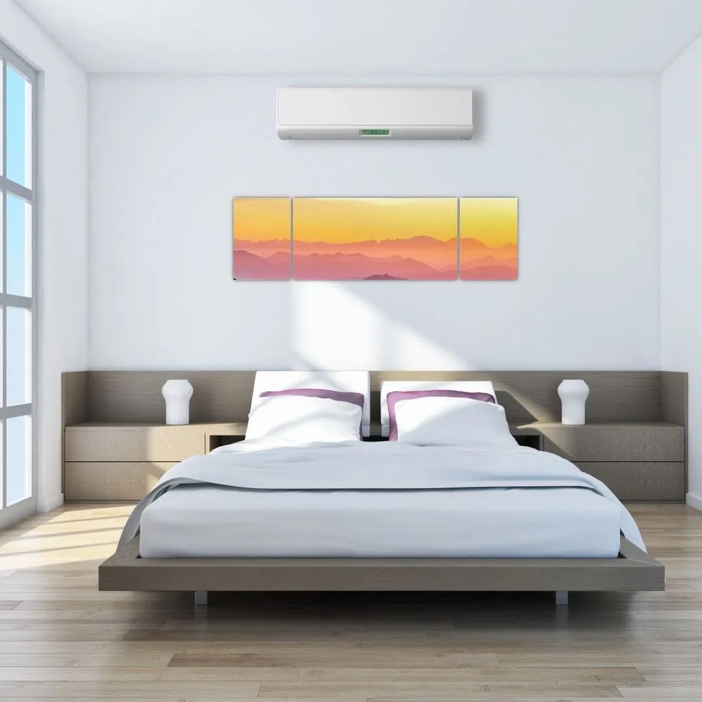 Obraz kolorowego nieba (170x50 cm)