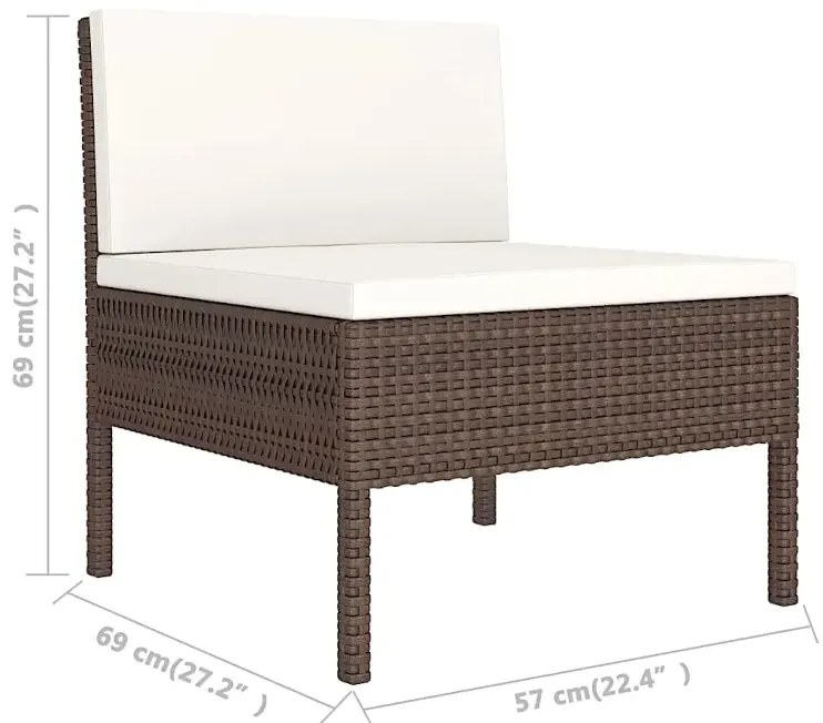 Komplet wypoczynkowy z naturalnego rattanu R7-D27