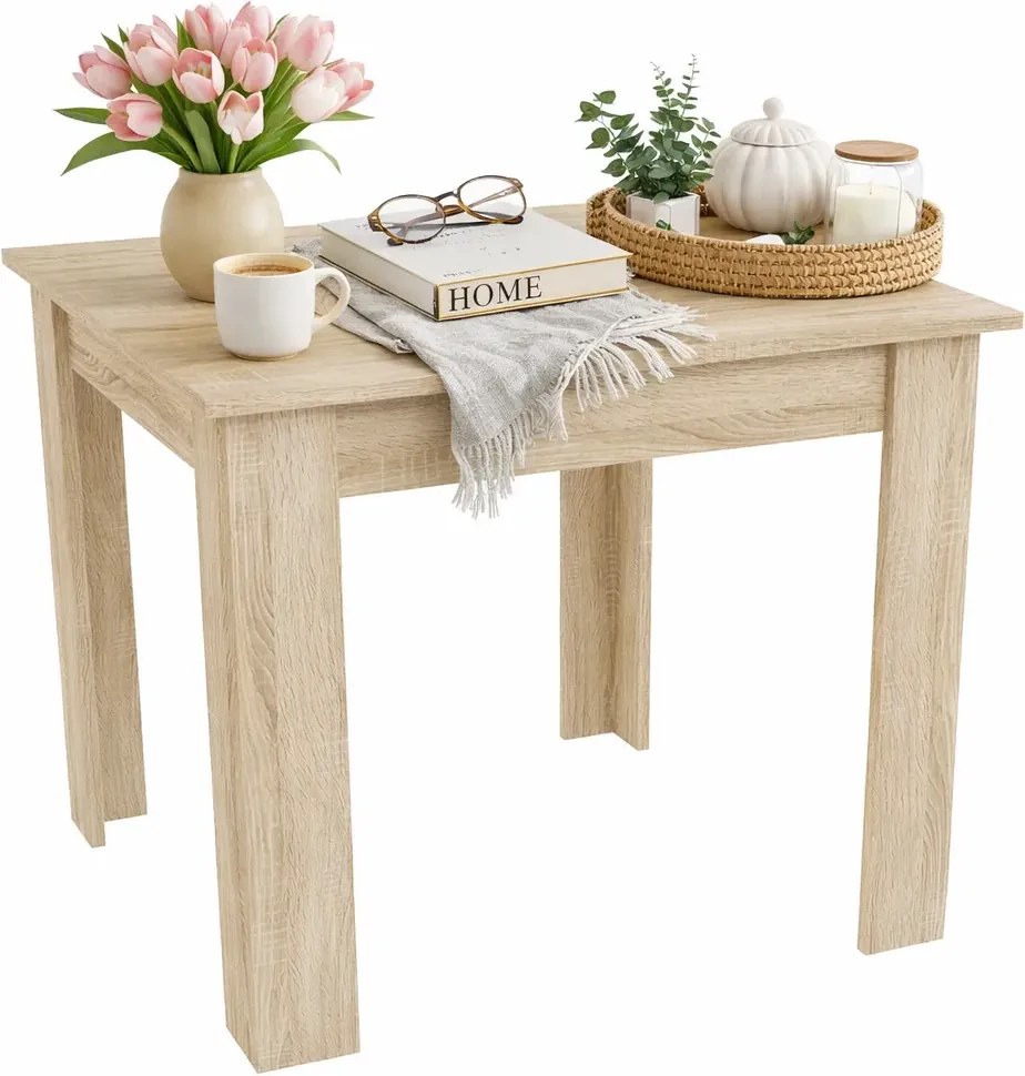 Kwadratowy stół do kuchni dąb sonoma W7-B02