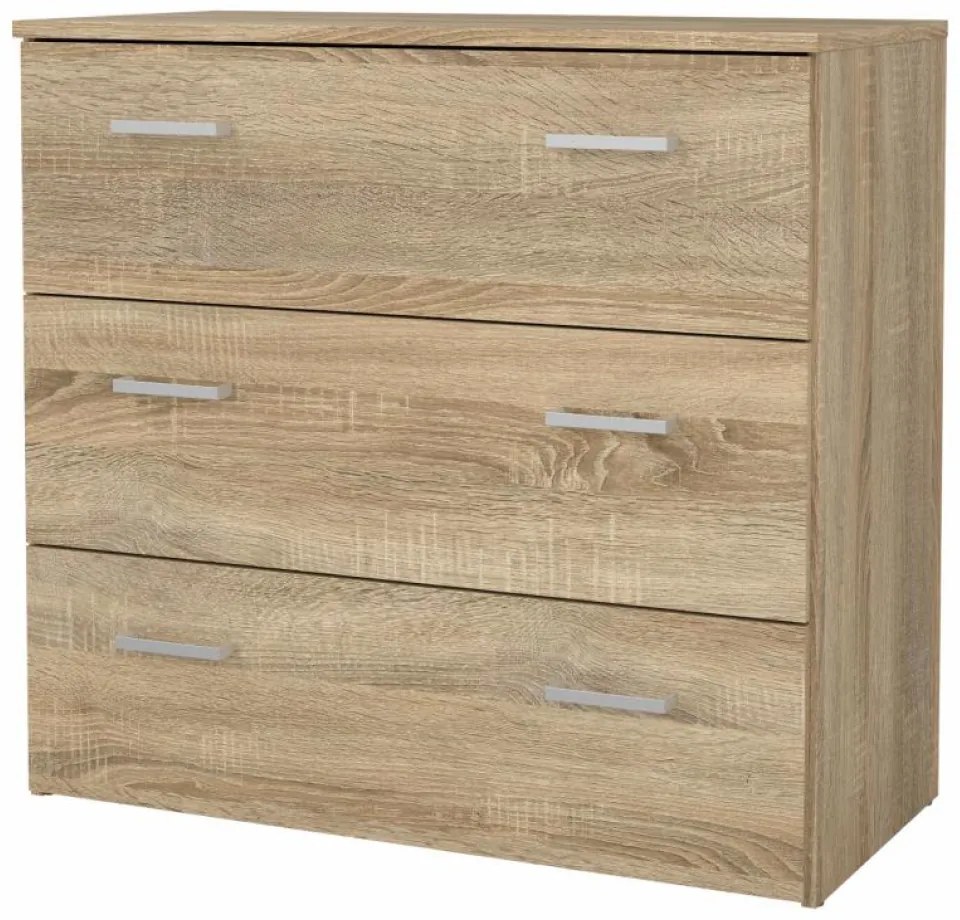 Komoda GARBO 3, dąb sonoma