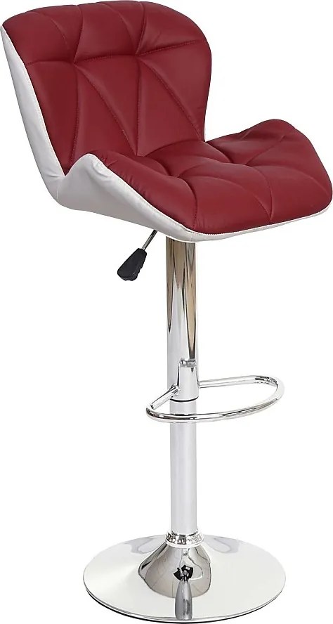 Stołek barowy MCW-A92,  bordo