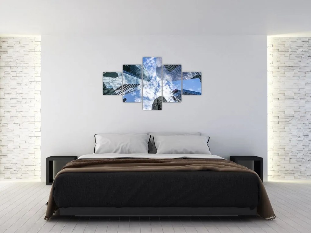 Obraz drapaczy chmur (125x70 cm)