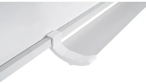 Biała magnetyczna tablica do pisania LUX, 1200 x 900 mm