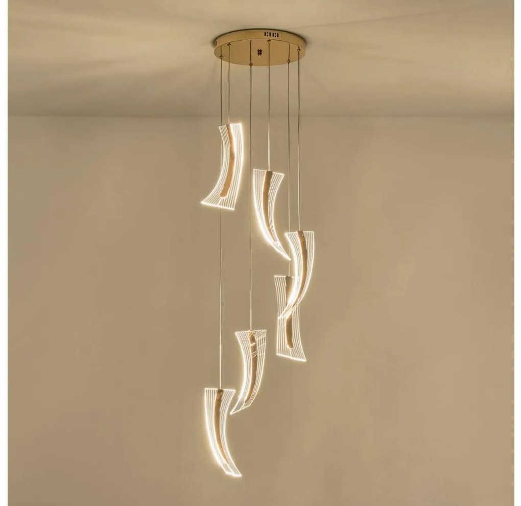 LED Żyrandol na lince FIRENZE 6xLED/10W/230V 3000K