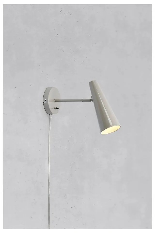 Szarobeżowy kinkiet do kontaktu Peak – Markslöjd