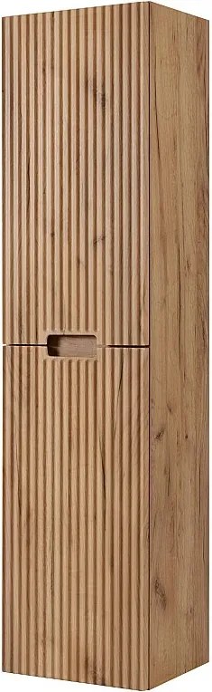 Szafka łazienkowa, dąb Craft, 35 x 136 x 27 cm