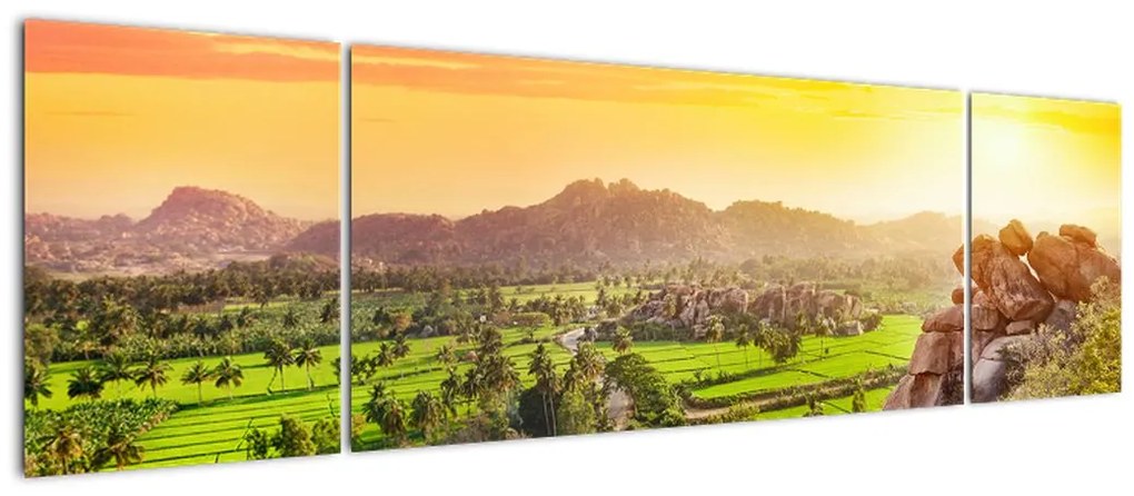 Obraz doliny Hampi w Indiach (170x50 cm)