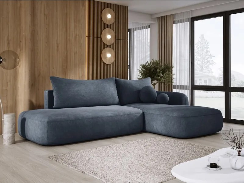 Narożnik wolnostojący BABU układ L Prawy Tkanina CLOUD 97