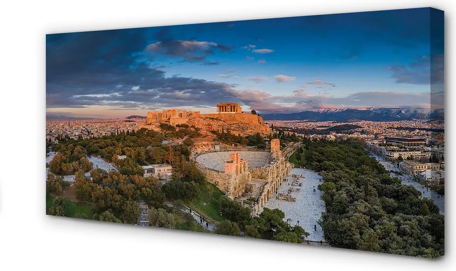 Obraz drukowany na płótnie Architektura Antycznych Aten
