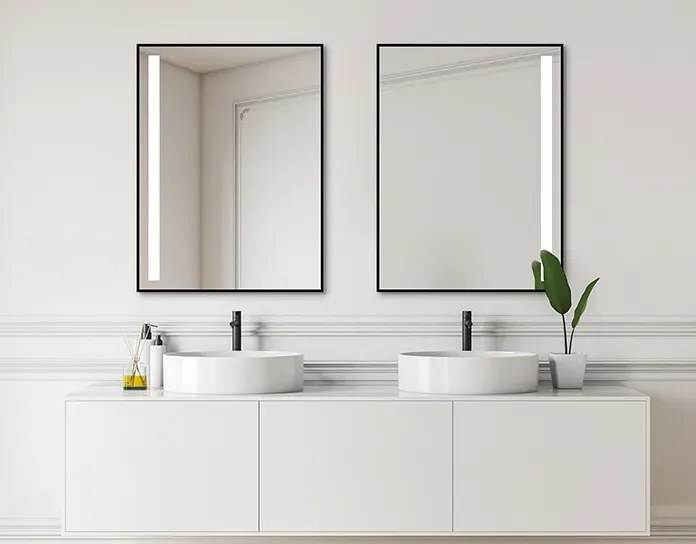 Lustro łazienkowe DIMA 2 120x65 z oświetleniem LED EXCLUSIVE RUKE