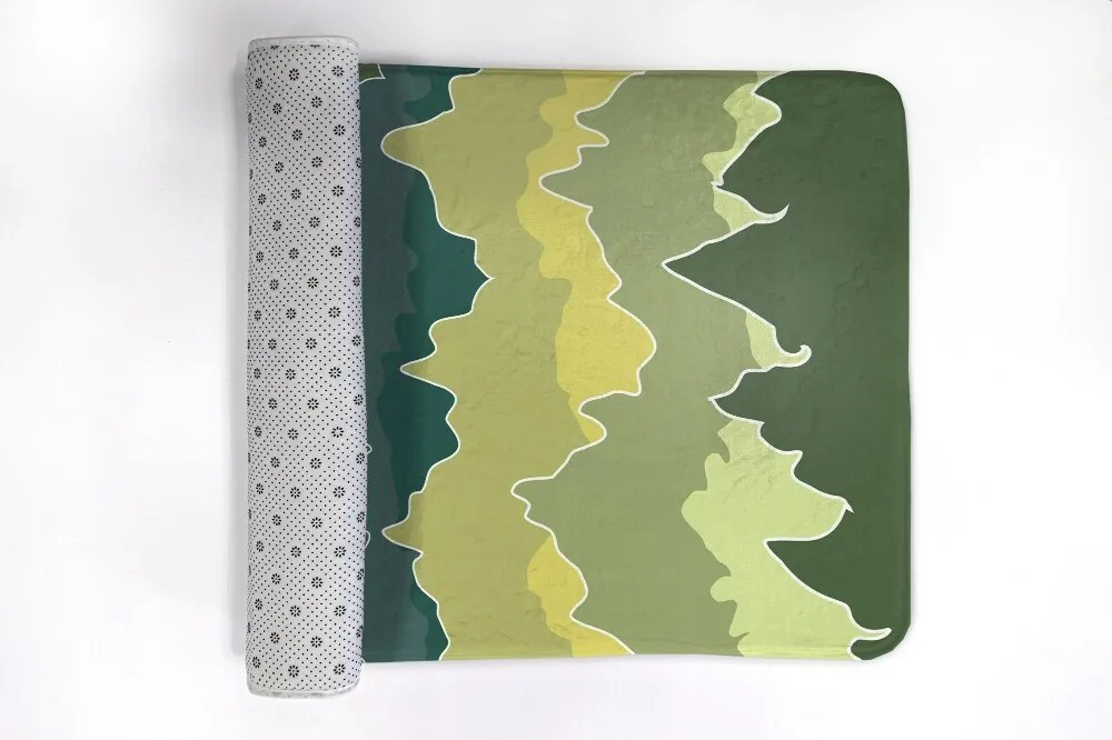 Dywanik antypoślizgowy do łazienki Dywanik antypoślizgowy do łazienki Góry Abstrakcja