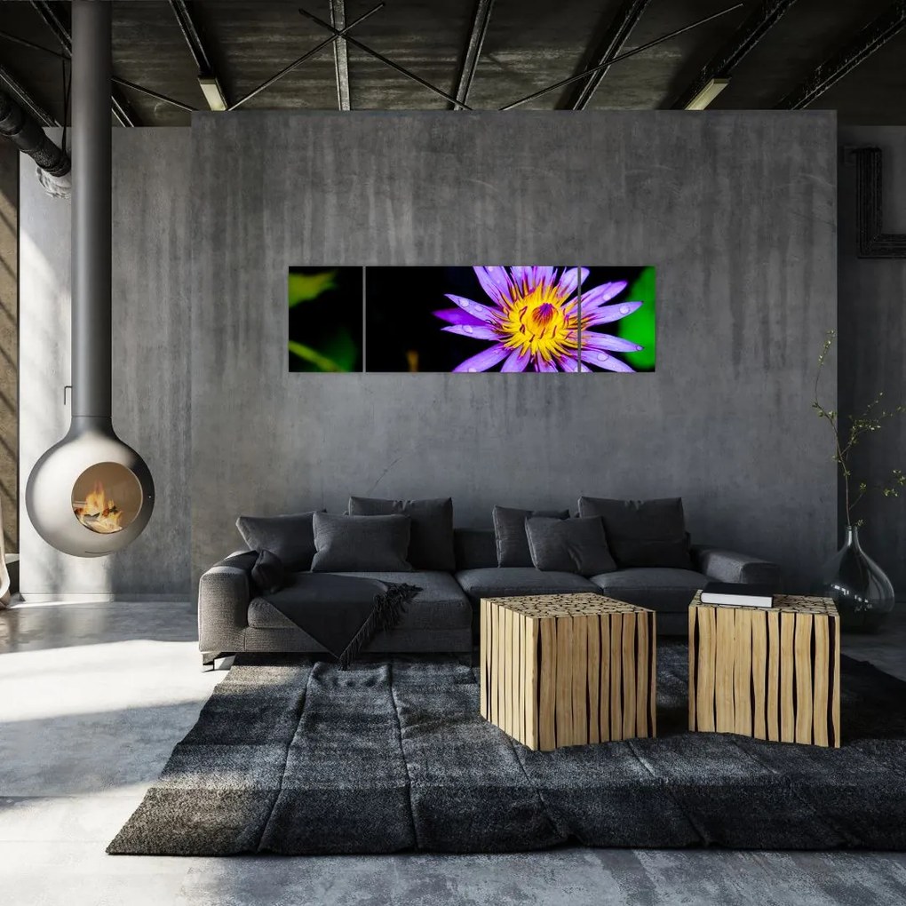 Obraz kwiatu (170x50 cm)