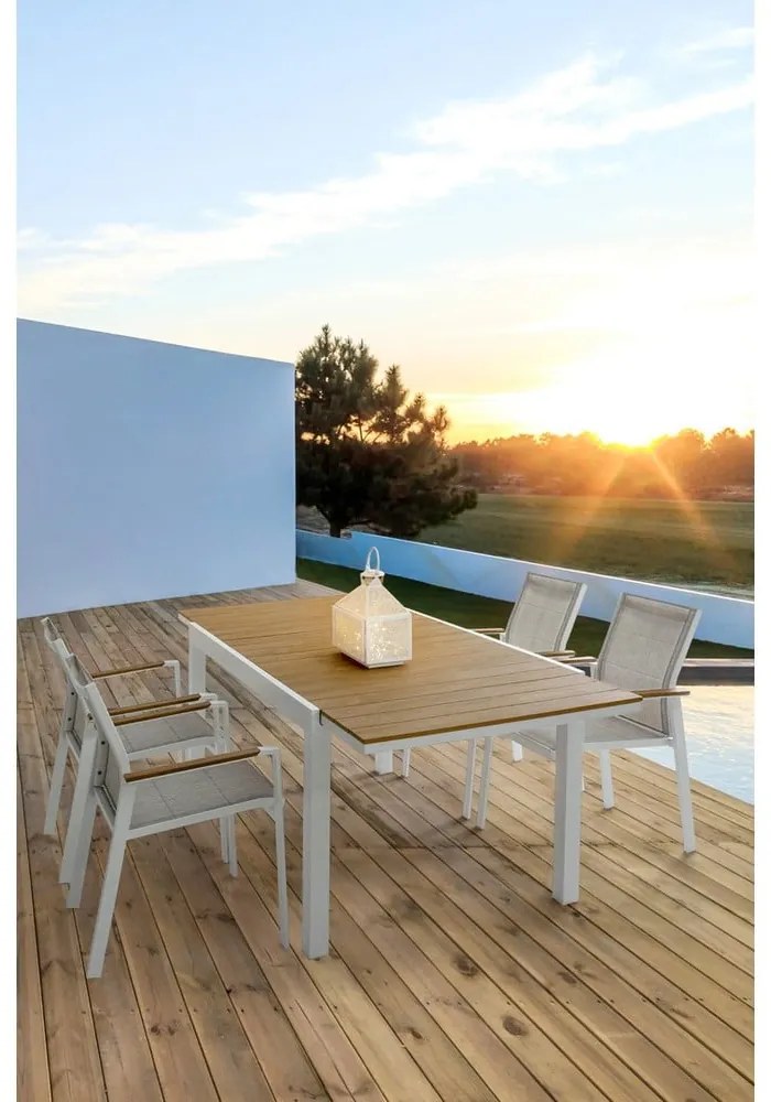 Aluminiowy stół ogrodowy 90x140 cm Elias – Bizzotto