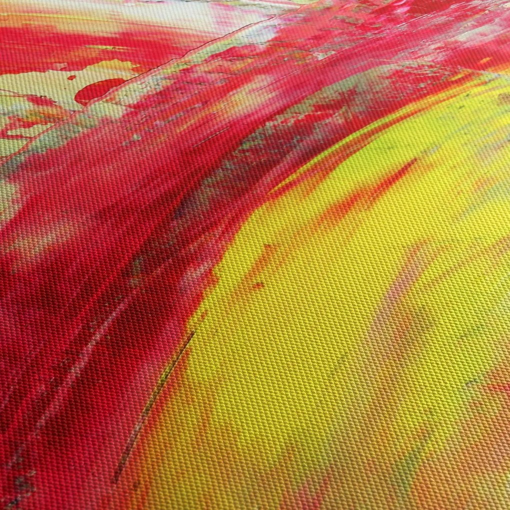 Obraz abstrakcji - malarstwo (170x50 cm)