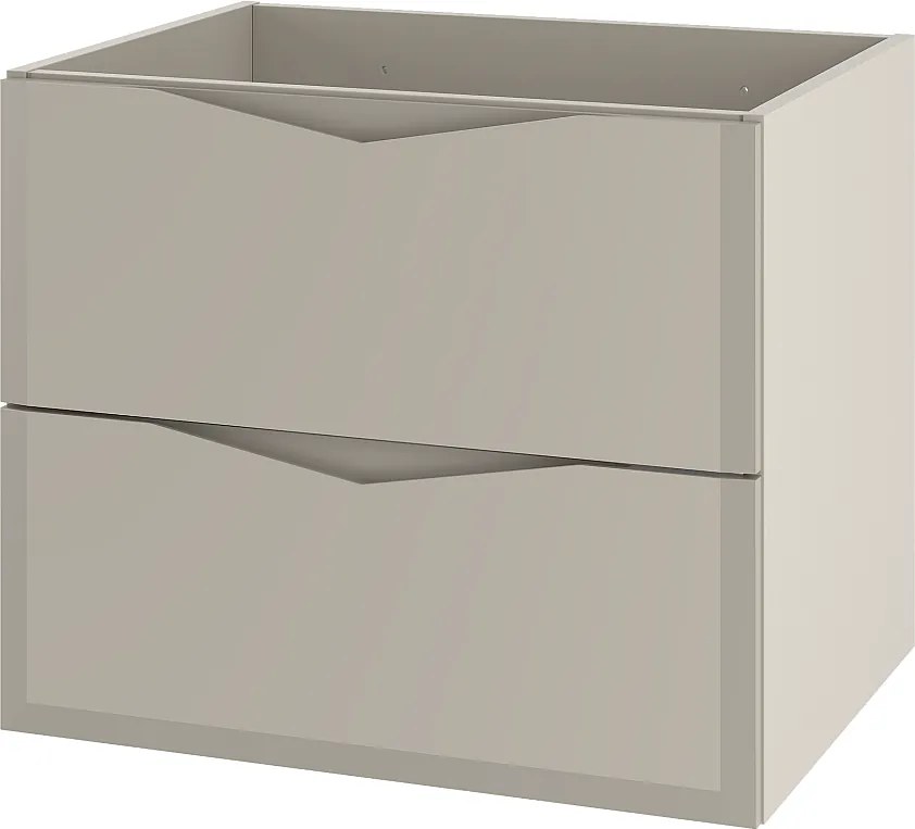 Kaszmirowa Szafka Łazienkowa pod Umywalką 60cm 2 Szuflady Delica