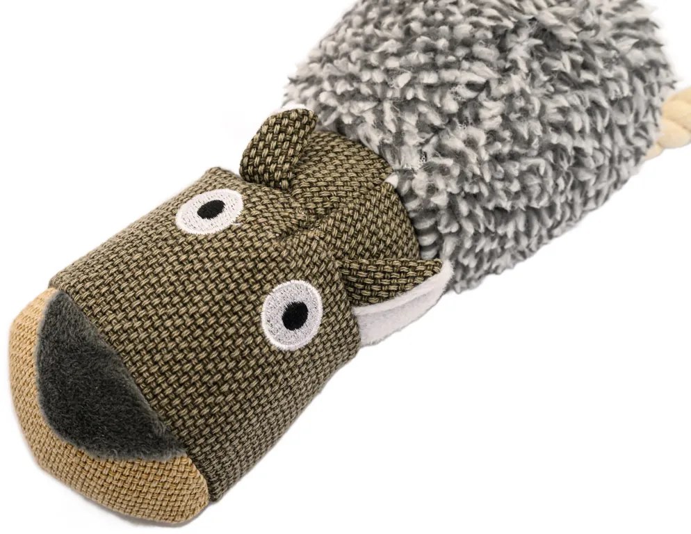 Piszcząca zabawka dla psów WOLF 30 cm