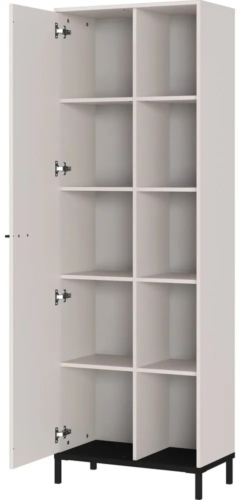 Kremowy regał 64x190x34 cm Rovigo – Germania