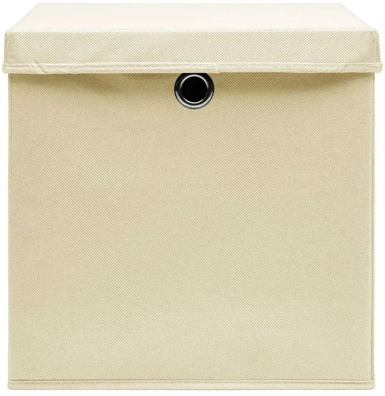 Zestaw kremowy zamykanych pudełek 4 sztuki C3-N19