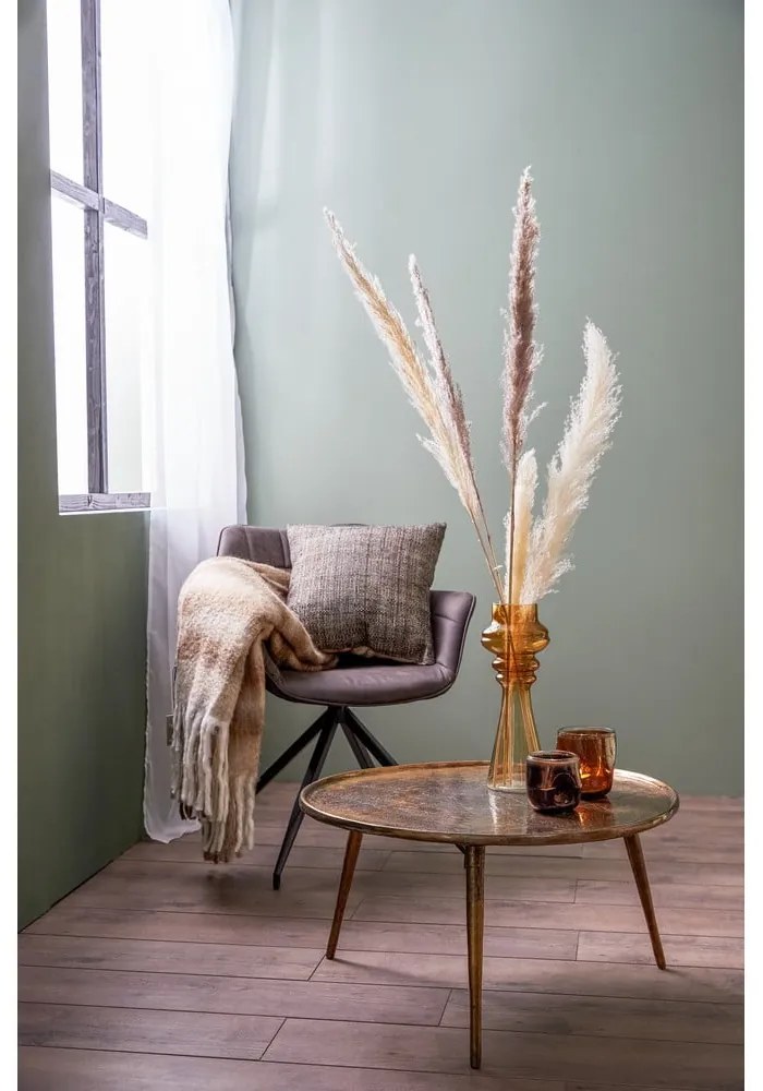 Metalowy okrągły stolik w kolorze brązu ø 67,5 cm Babina – Light &amp; Living