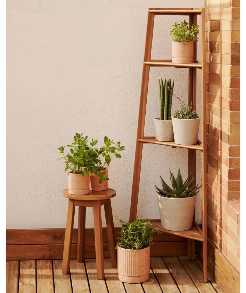 Regał ogrodowy z litego drewna akacjowego 42x150 cm Victora – Kave Home