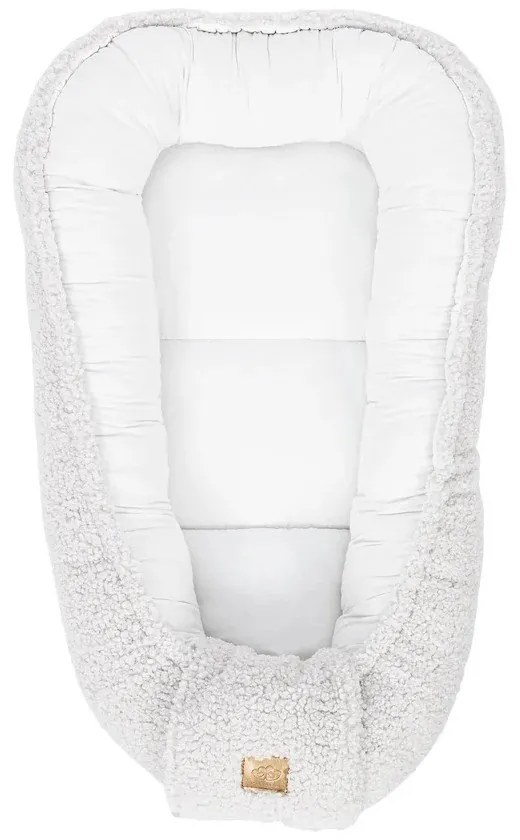 Kokon dla niemowląt w kolorze kości słoniowej 55x83 cm – Meowbaby