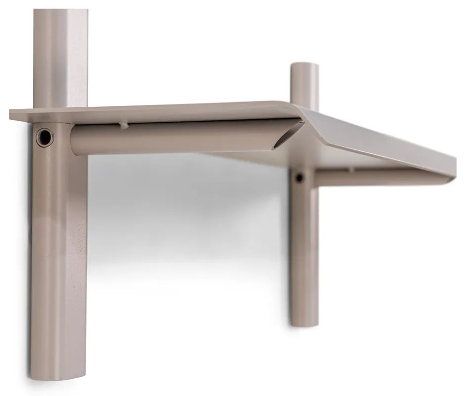 Szarobrązowa metalowa półka 60 cm Hola – Spinder Design