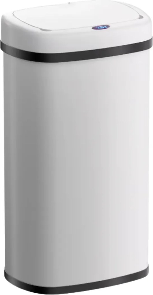 Kosz na śmieci DEUS z czujnikiem, 58 litrów, biała Jurhan